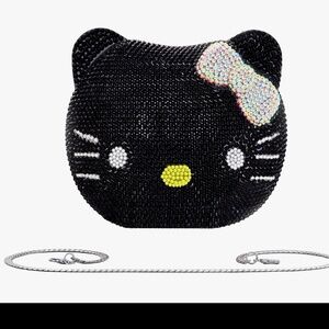HELLO KITTY BLING BLACK CLUTCH